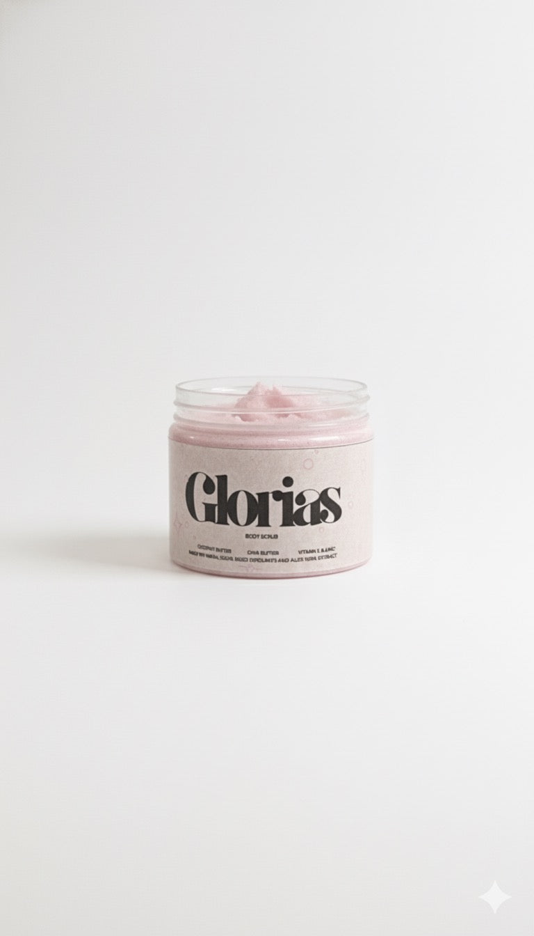 Pink crumble cookies scrub
